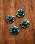 Scalloped Candle Holder | Iridescent
