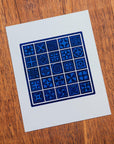 8” x 10” Geo Tiles Letterpress Print | Signal Return