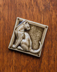 Sculpted Cat Tile
