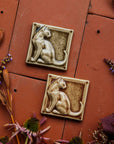 Sculpted Cat Tile