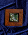 Framed Sculpted Cat | Kale