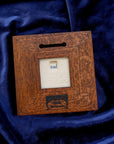Framed Hand-Painted Bouquet Tile