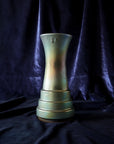Step Vases | Matte Green Iridescent