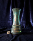 Step Vases | Matte Green Iridescent