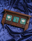 Lotus and Michigan Key Rack | Hand-Painted