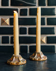 Scalloped Candle Holder | Iridescent