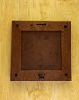Framed Sunflower Trivet Tile | Pewabic Blue