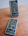 Ceramic Handpainted 4x8 Map Tile - Second