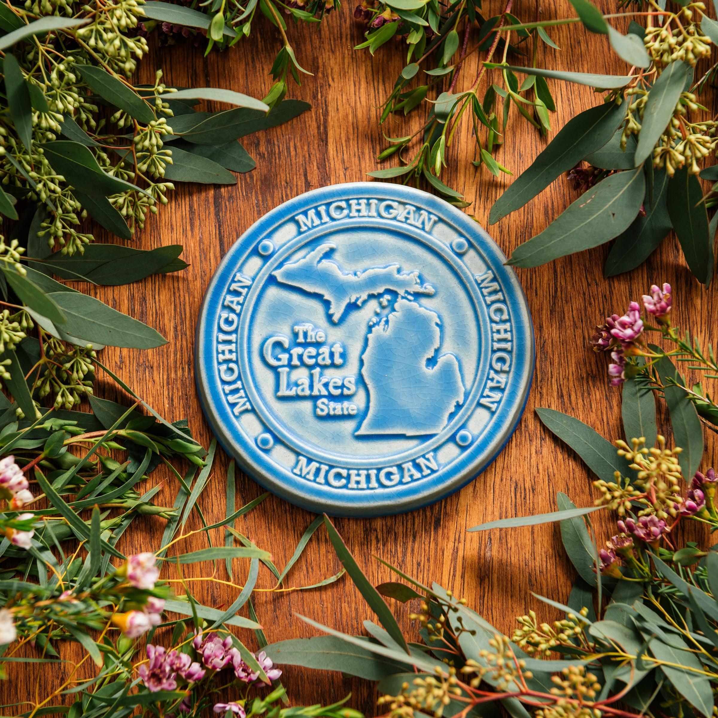 Michigan Trivet Tile