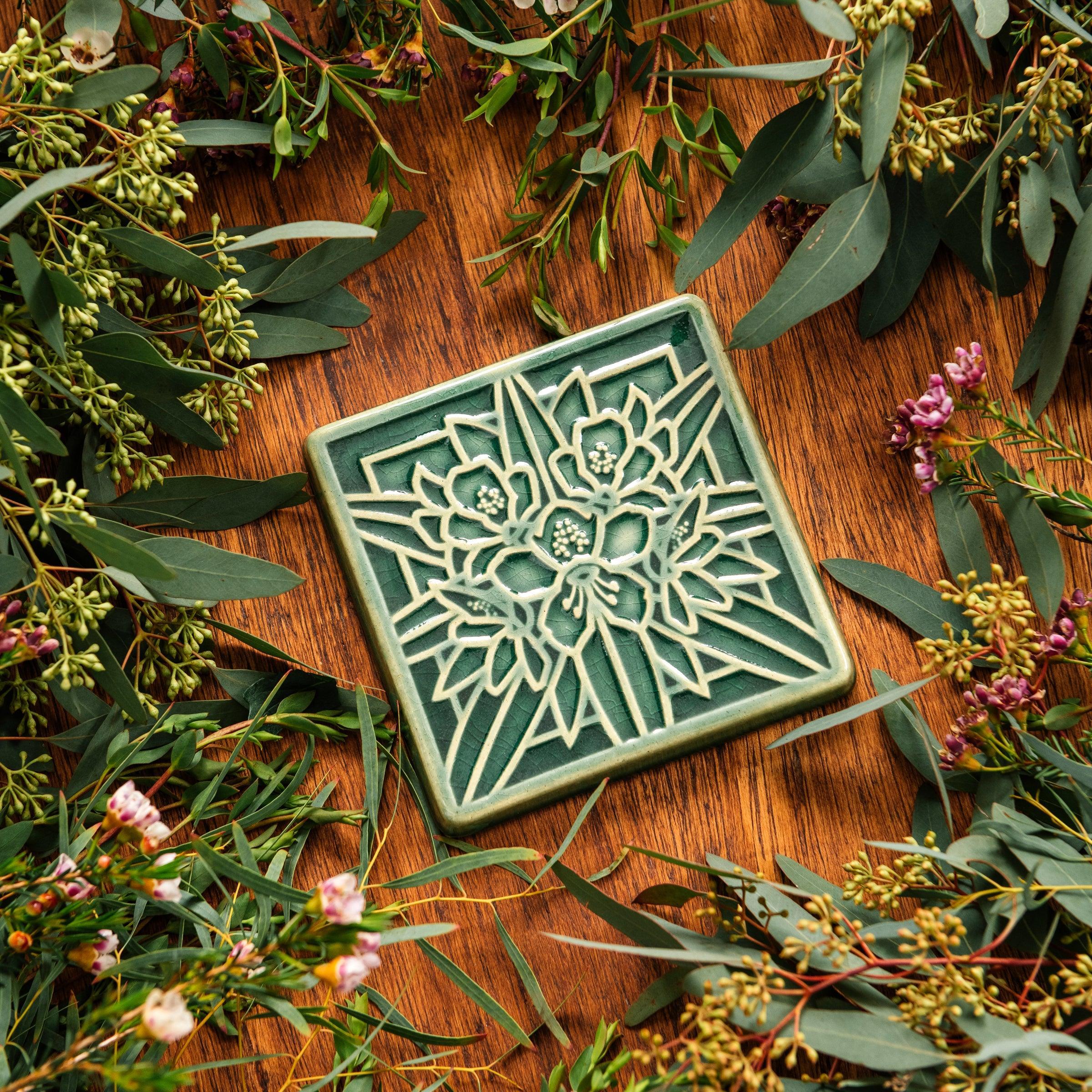 Rhododendron Tile