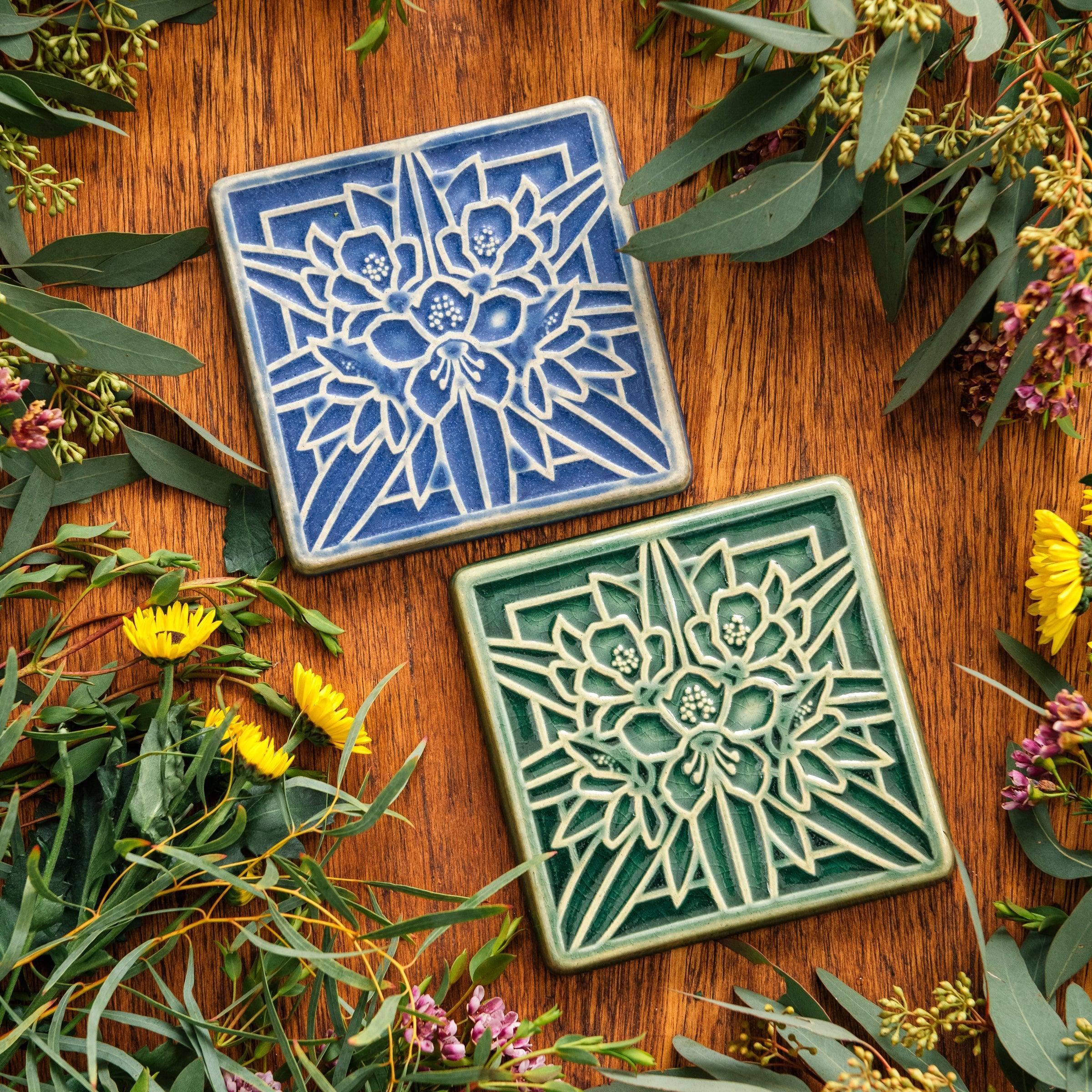 Rhododendron Tile