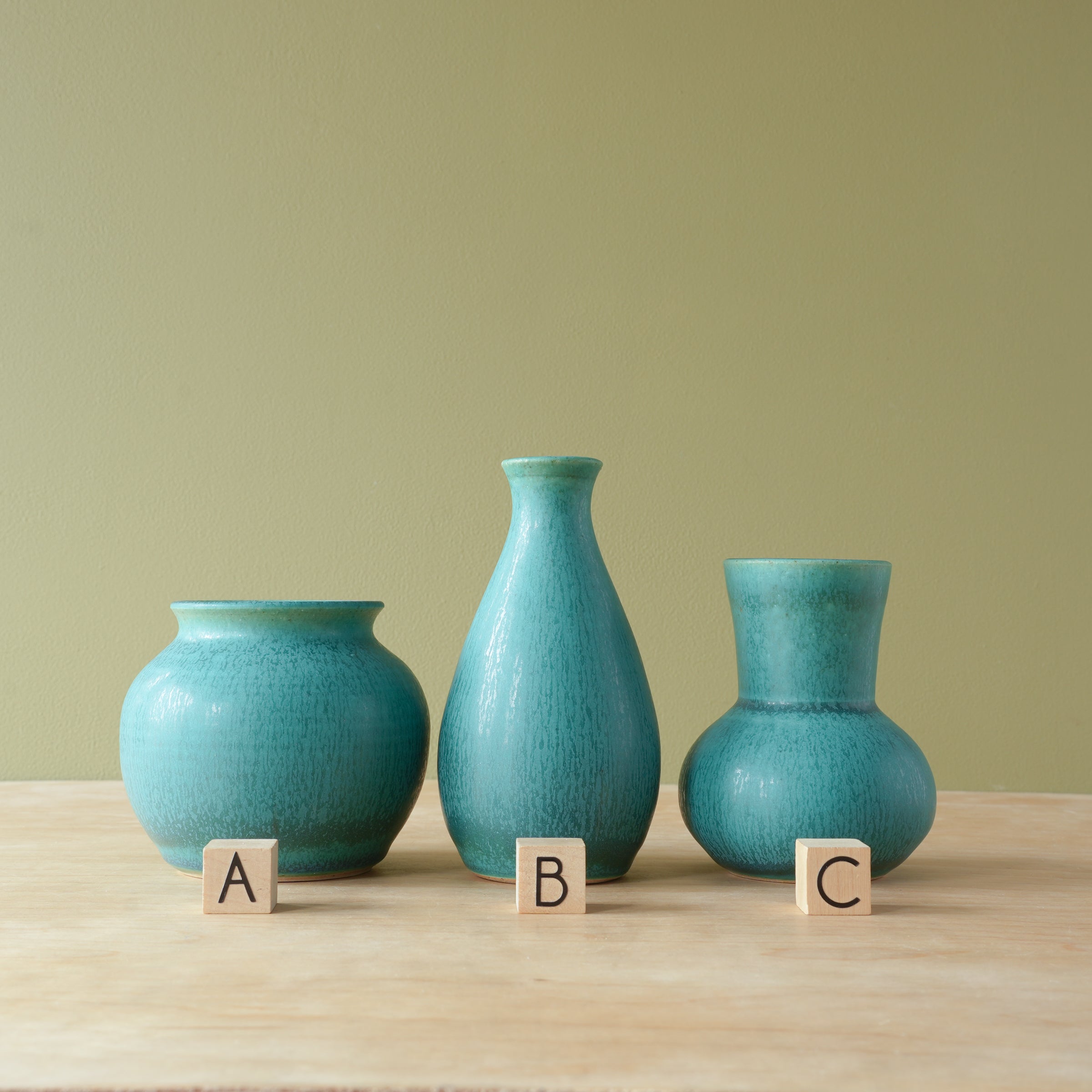Petite Vases | Pewabic Blue