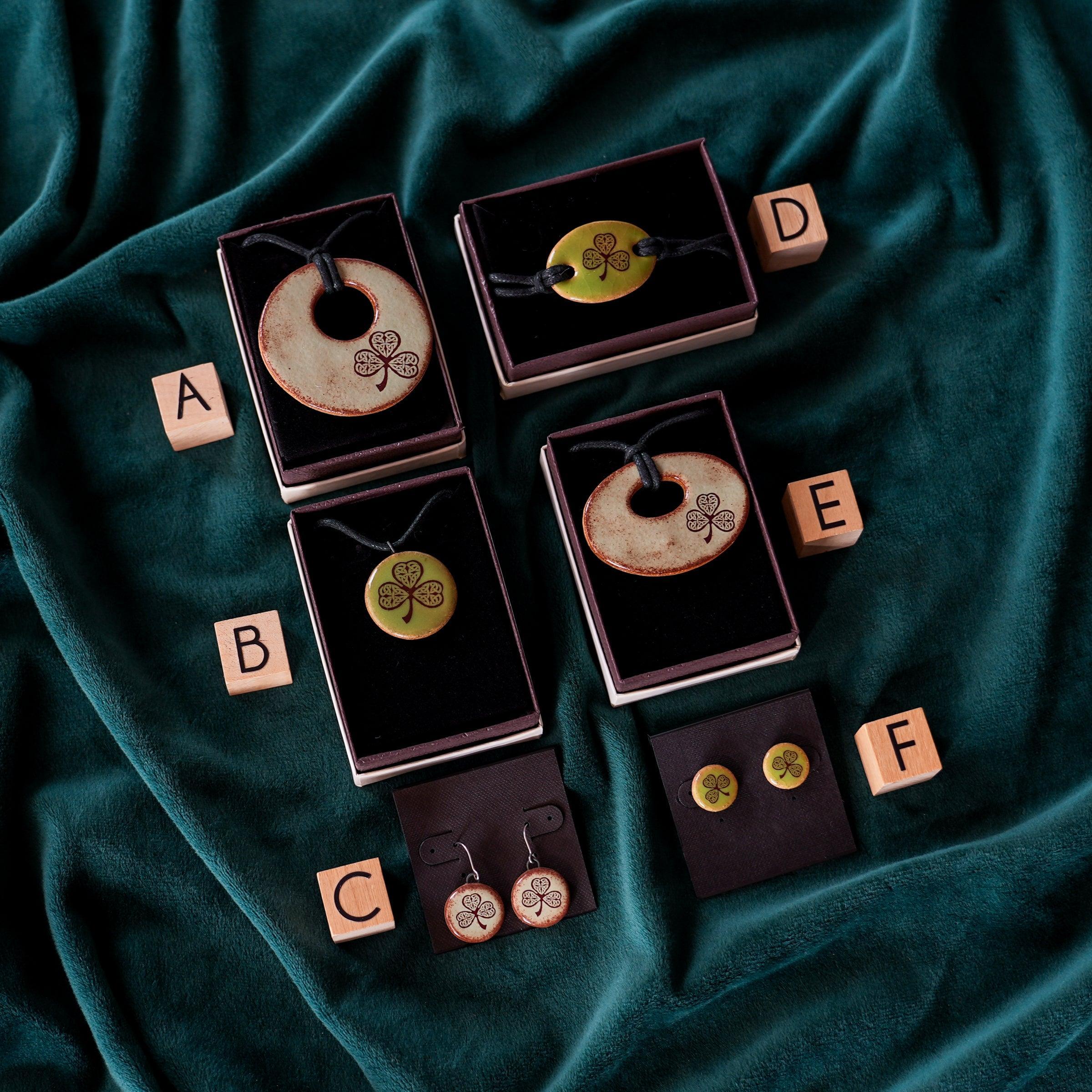 Earthen Craft Pottery | Shamrock Jewelry Collection