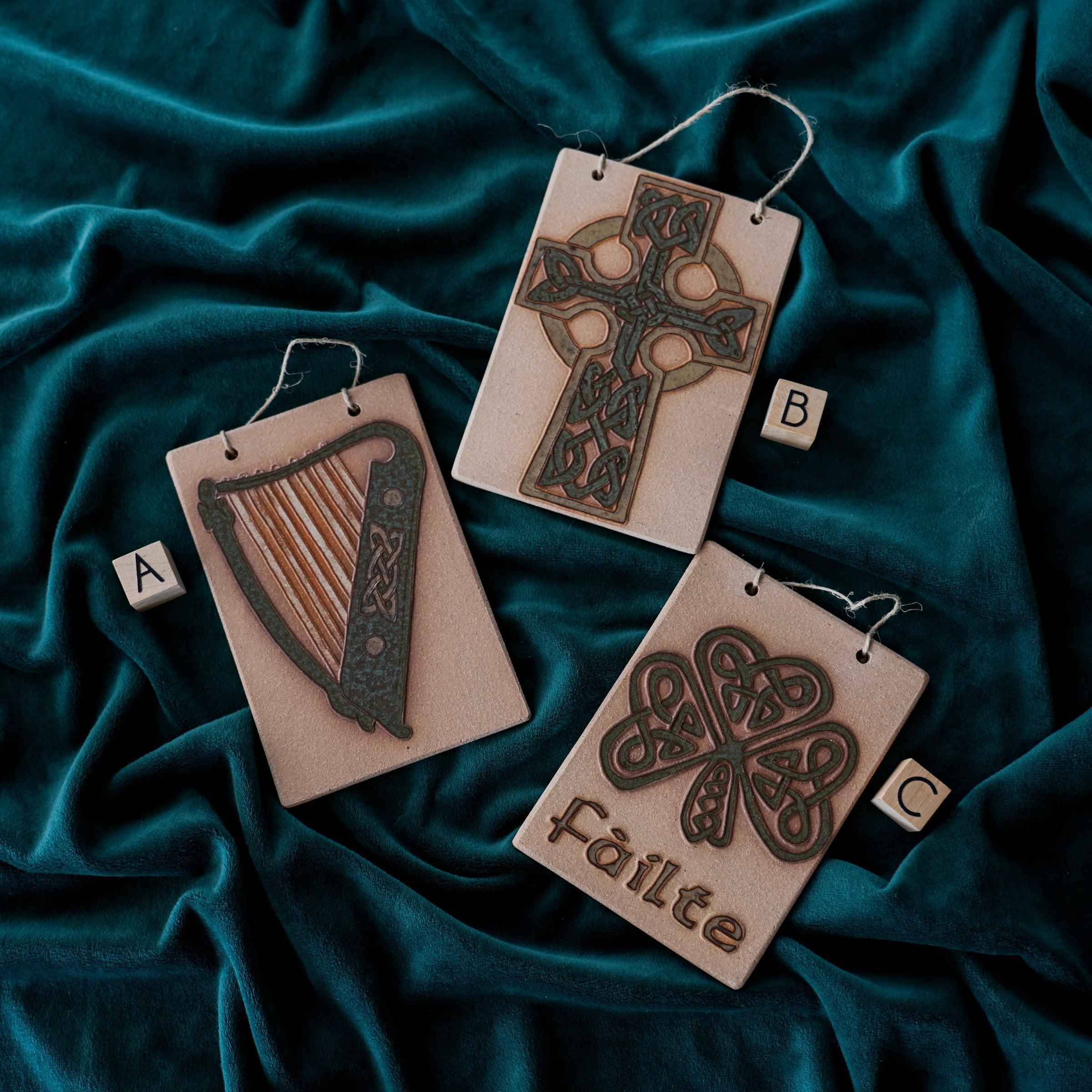 Earthen Craft Pottery | Celtic Plaque Collection