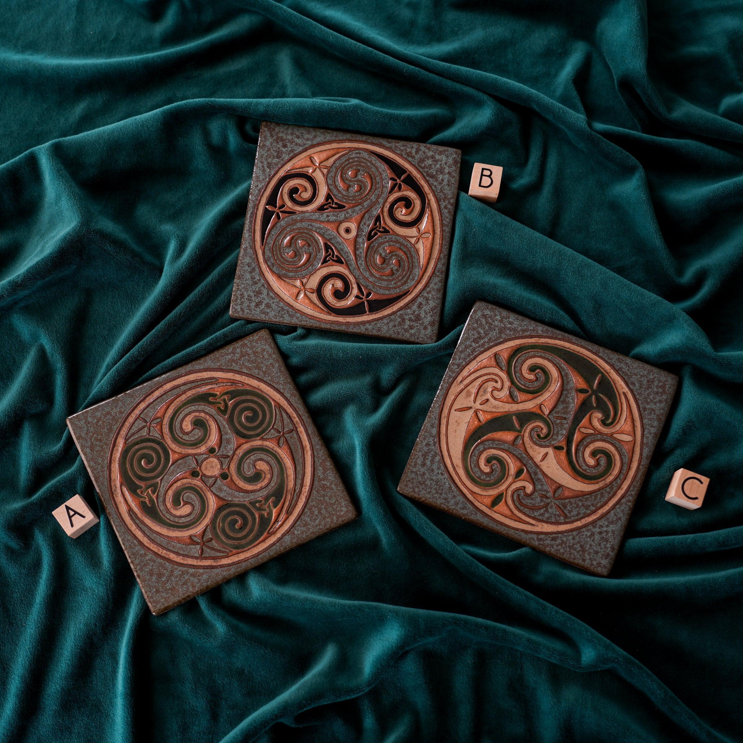 Earthen Craft Pottery | Triskele Tile Collection