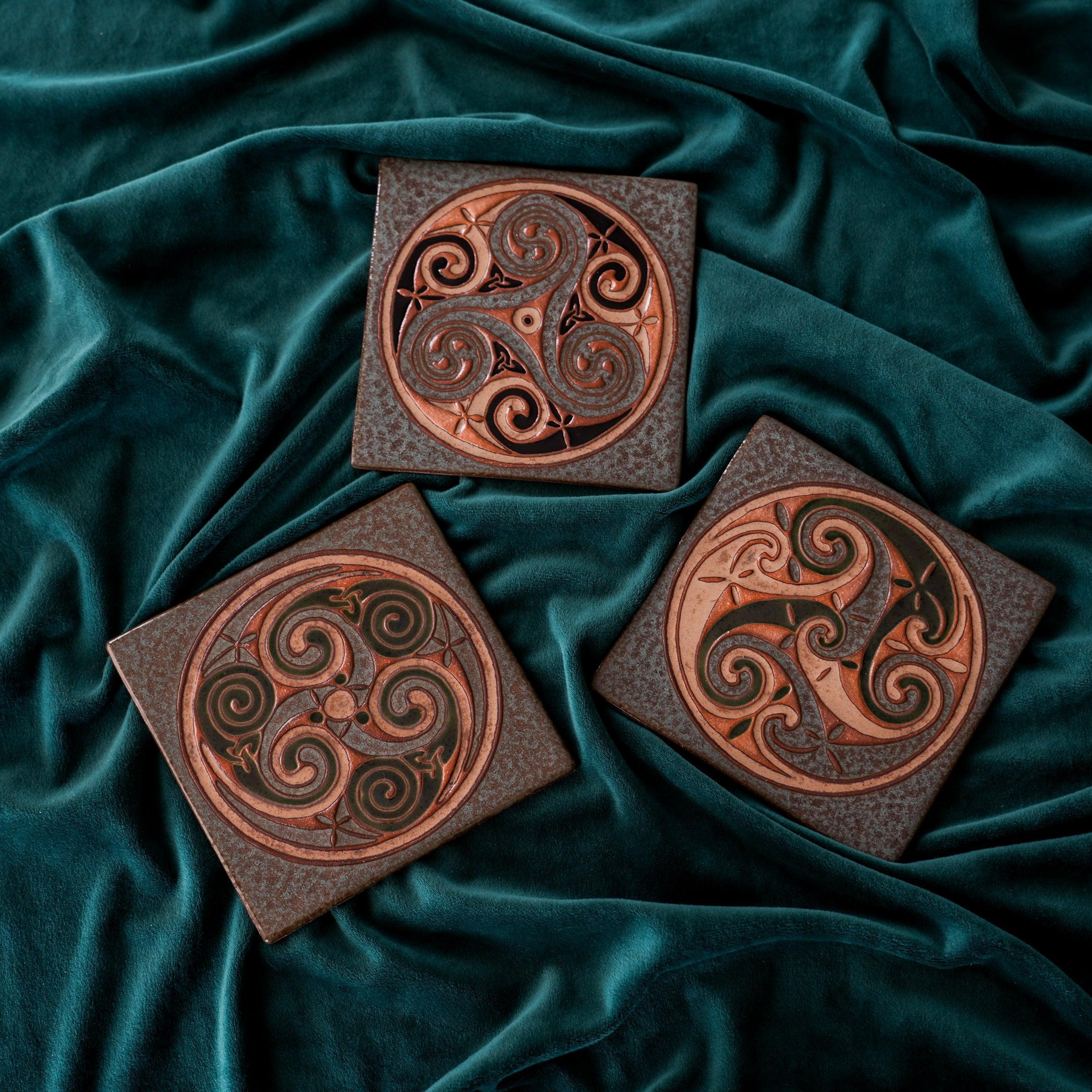 Earthen Craft Pottery | Triskele Tile Collection
