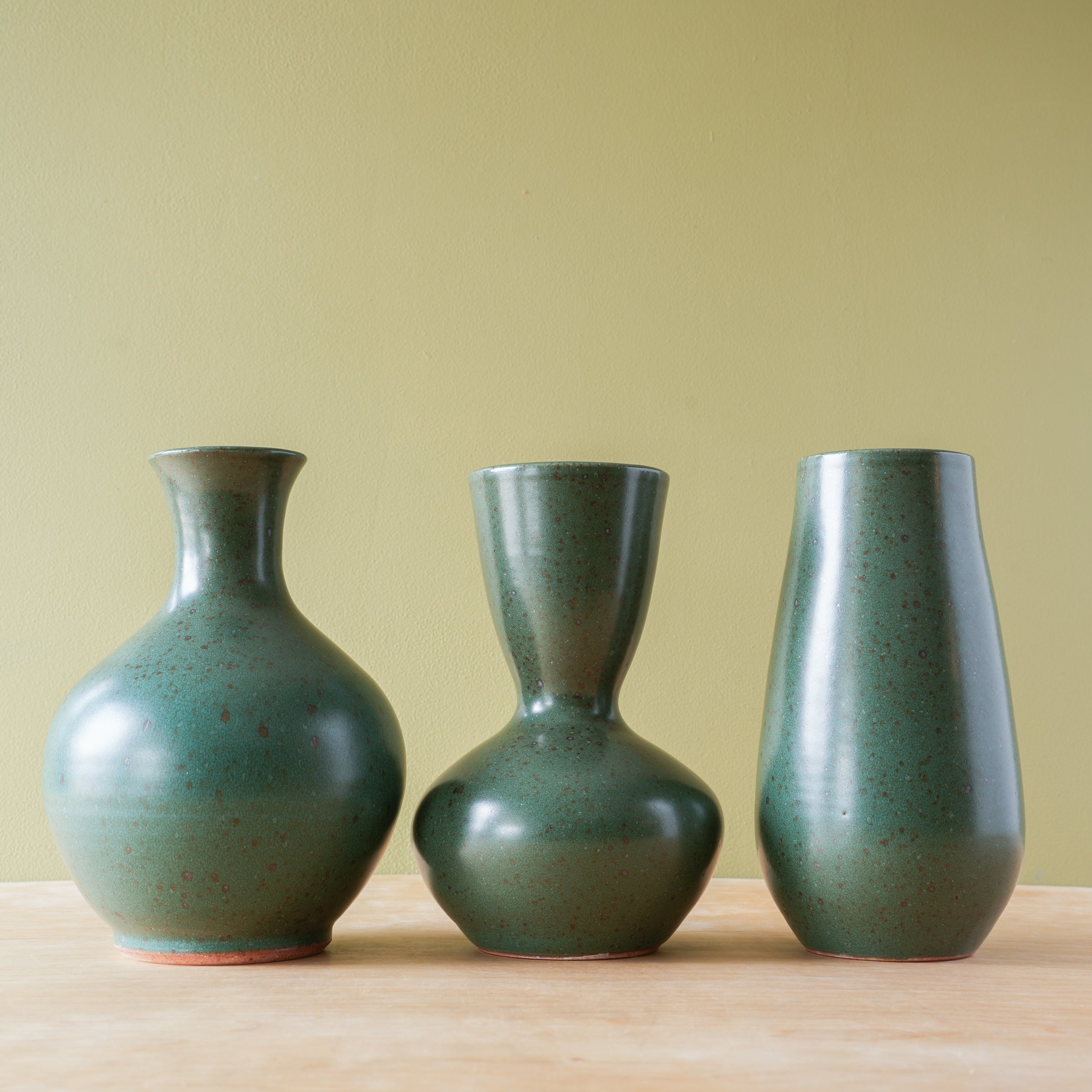 Mezza Vases | Greenstone