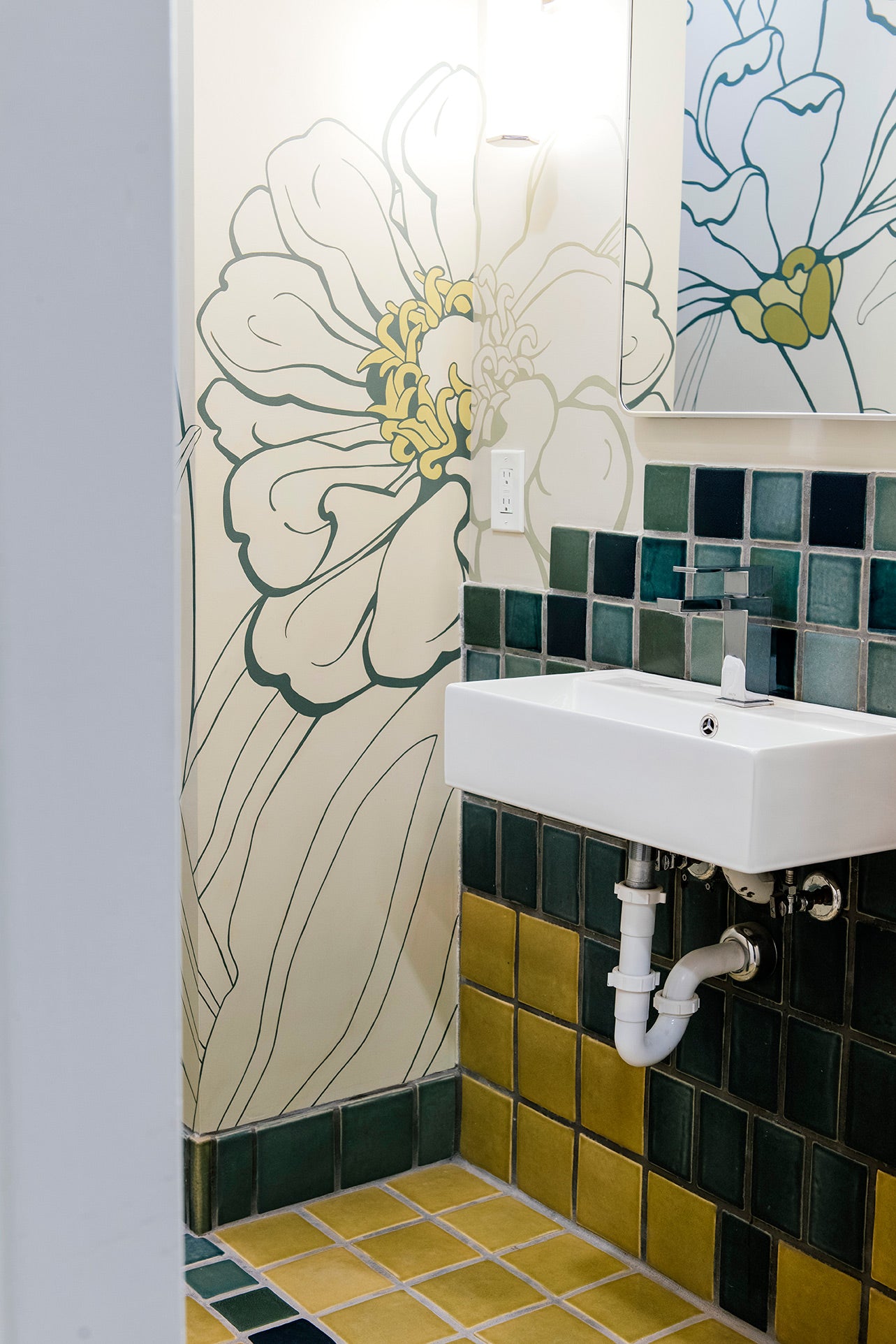 Waterfall Wall Bathroom