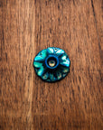 Scalloped Candle Holder | Iridescent