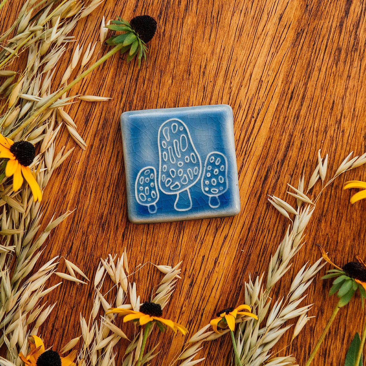 Morel Mushroom Tile