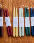 Mo&Co Home | 10" Beeswax Taper Candle Pair