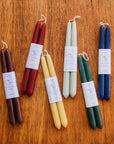 Mo&Co Home | 10" Beeswax Taper Candle Pair