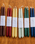 Mo&Co Home | 10" Beeswax Taper Candle Pair