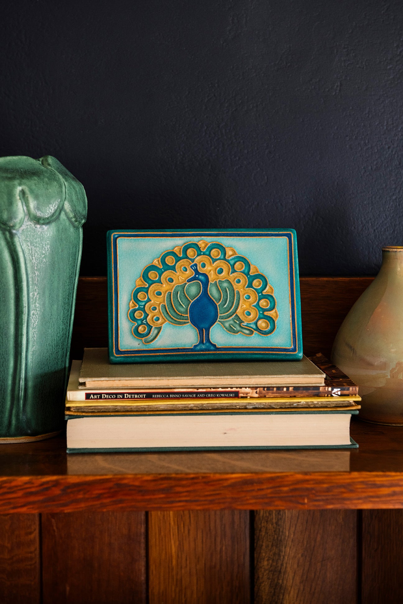 5x7 Peacock Tile