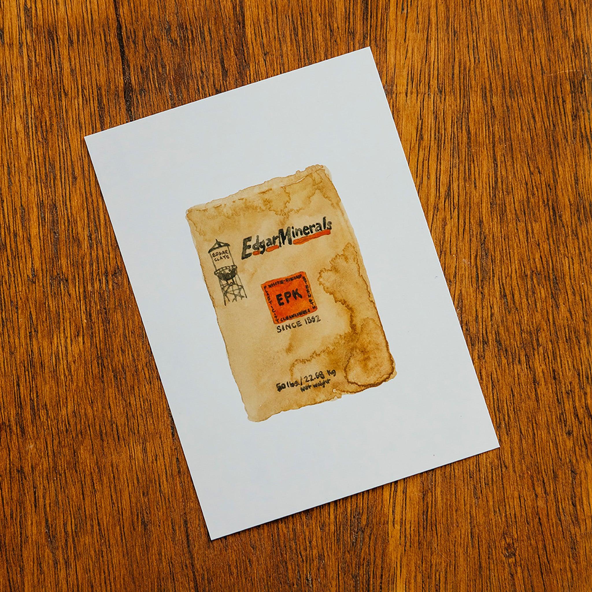 5” x 7” Edgar Minerals EPK | Watercolor Print
