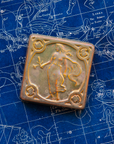 Virgo Zodiac Tile | Iridescent