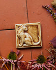 Sculpted Cat Tile