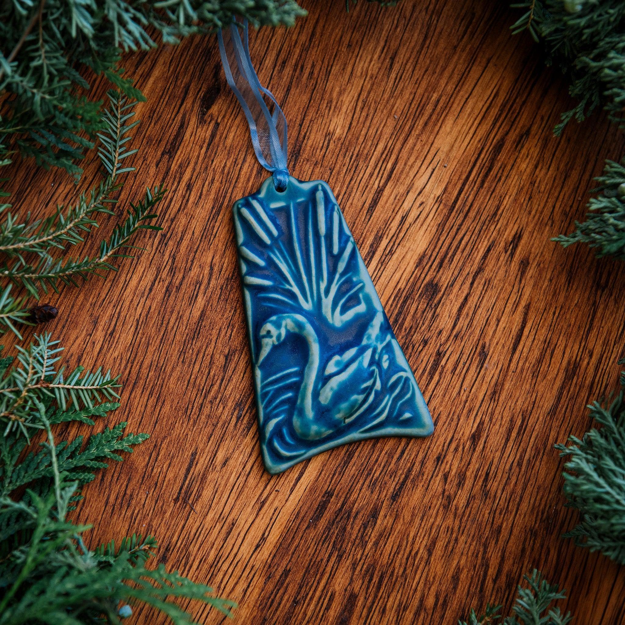 Seven Swans a'Swimming Ornament