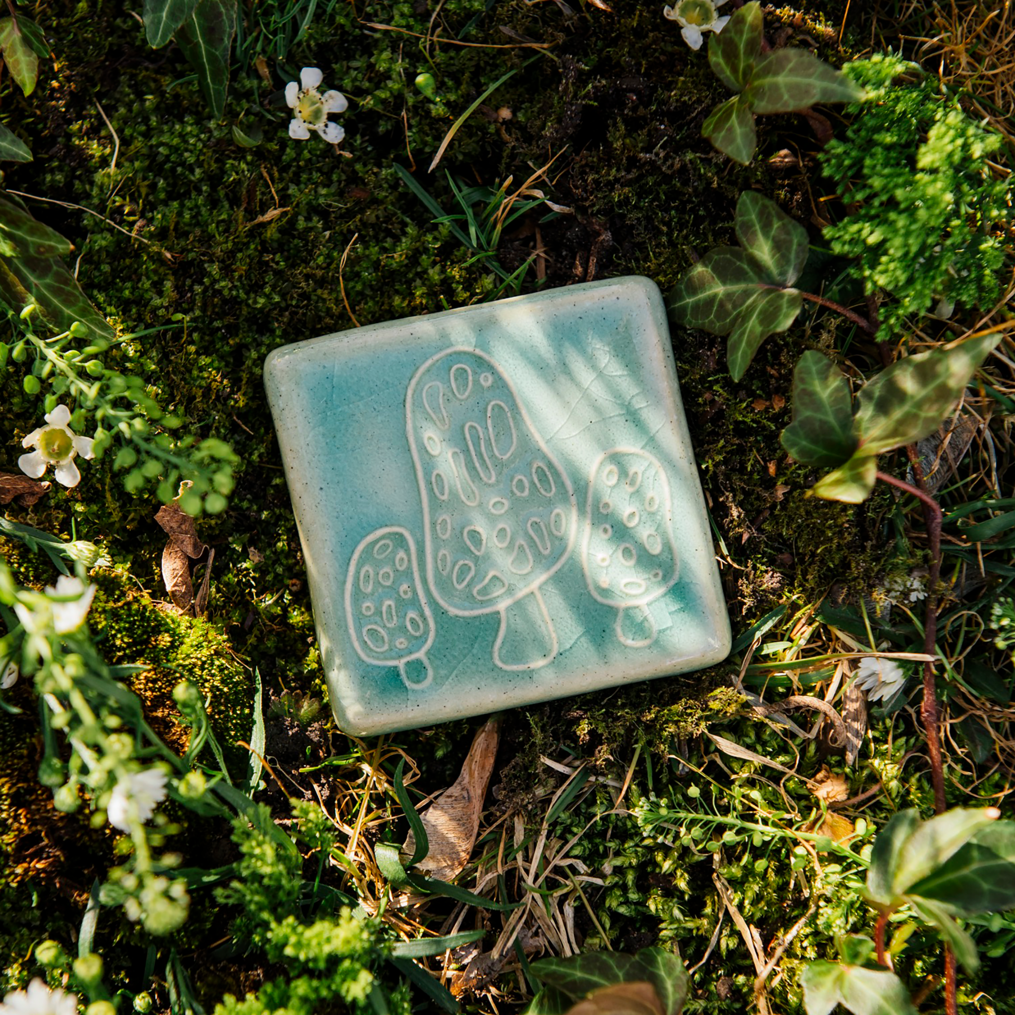 Morel Mushroom Tile