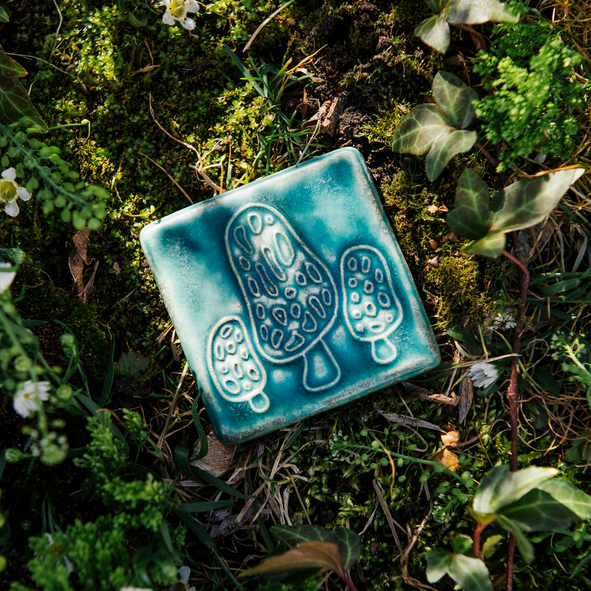 Morel Mushroom Tile