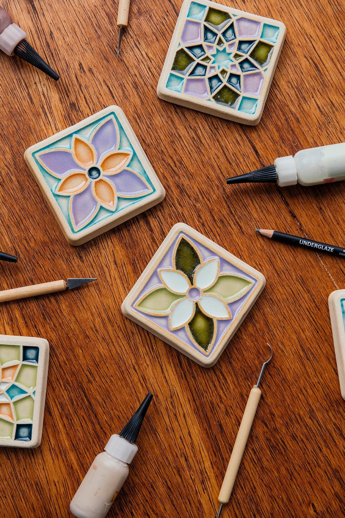 Saturday Tile Glazing Workshop - August 22nd | 10 am - 11 am