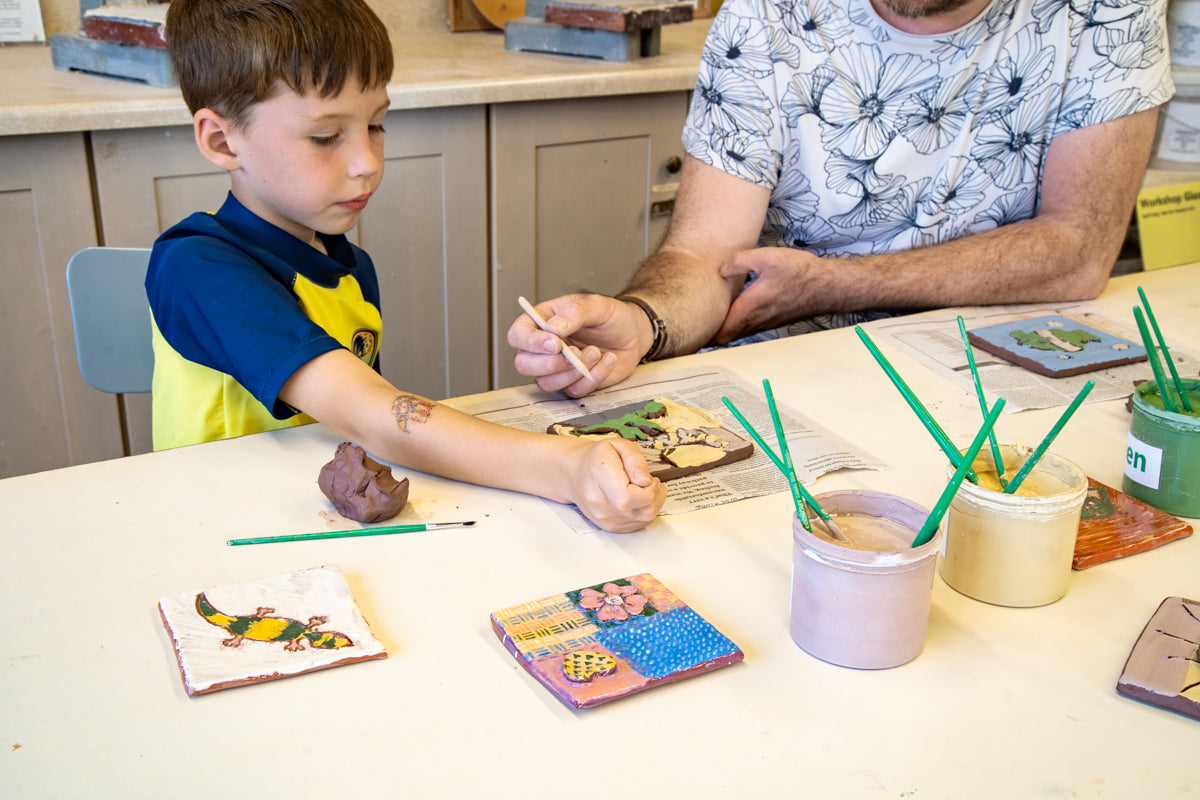 Guardian + Child Tile Making Workshop - 10/31/26 | 11 am - 12 pm