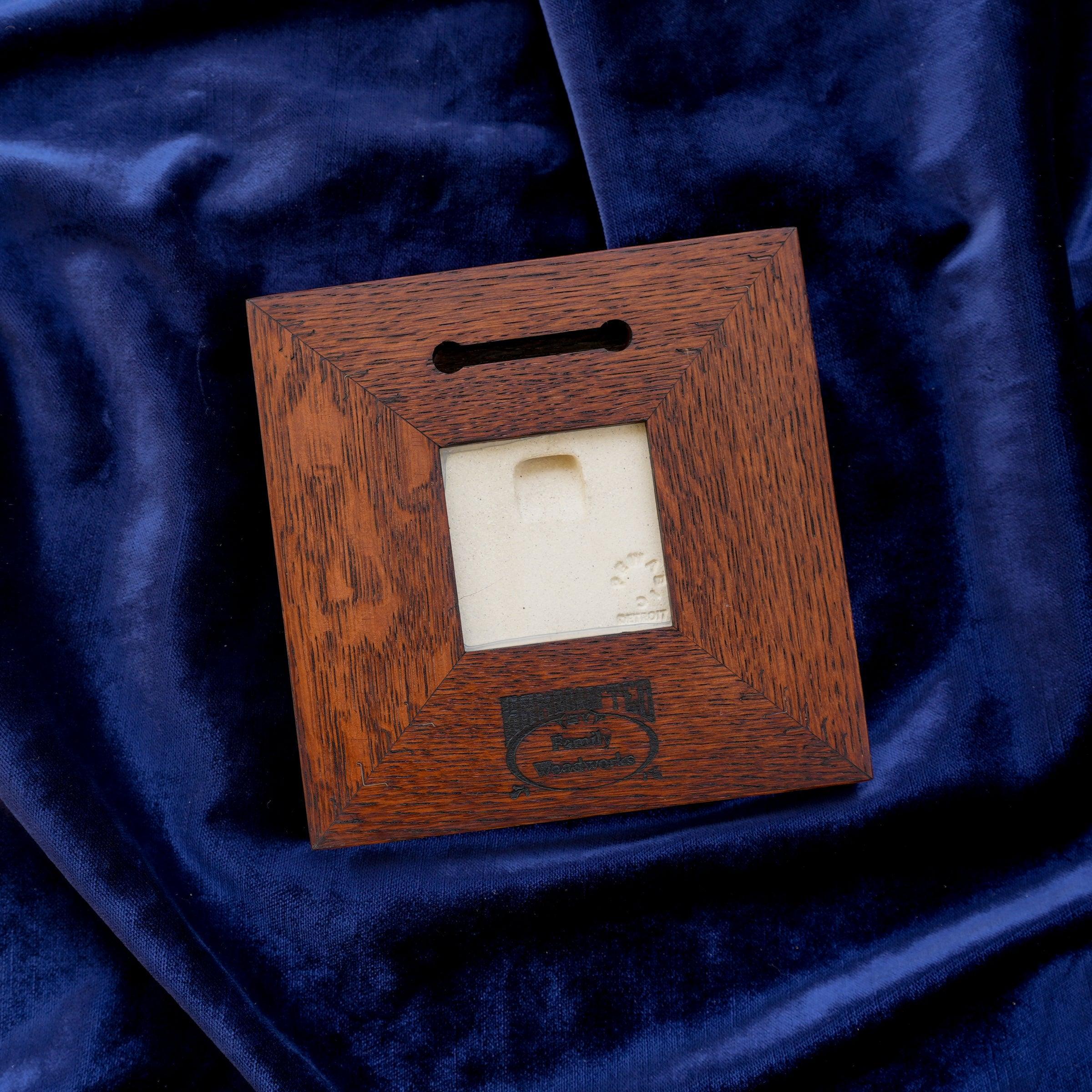Framed Morel Tile | Hand-Painted