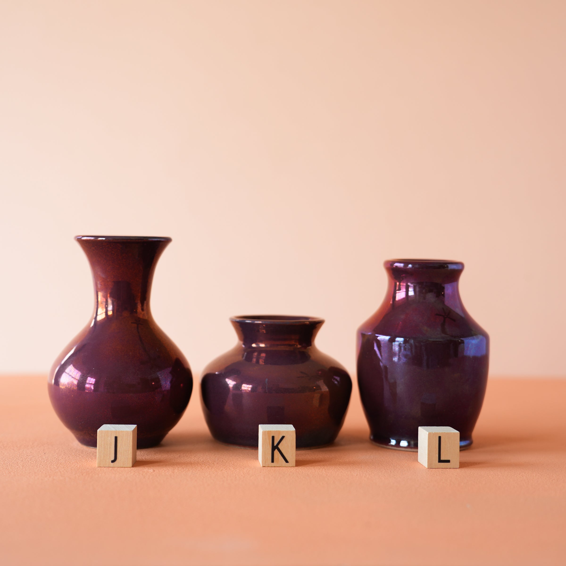 Copper Iridescent Petite Vase