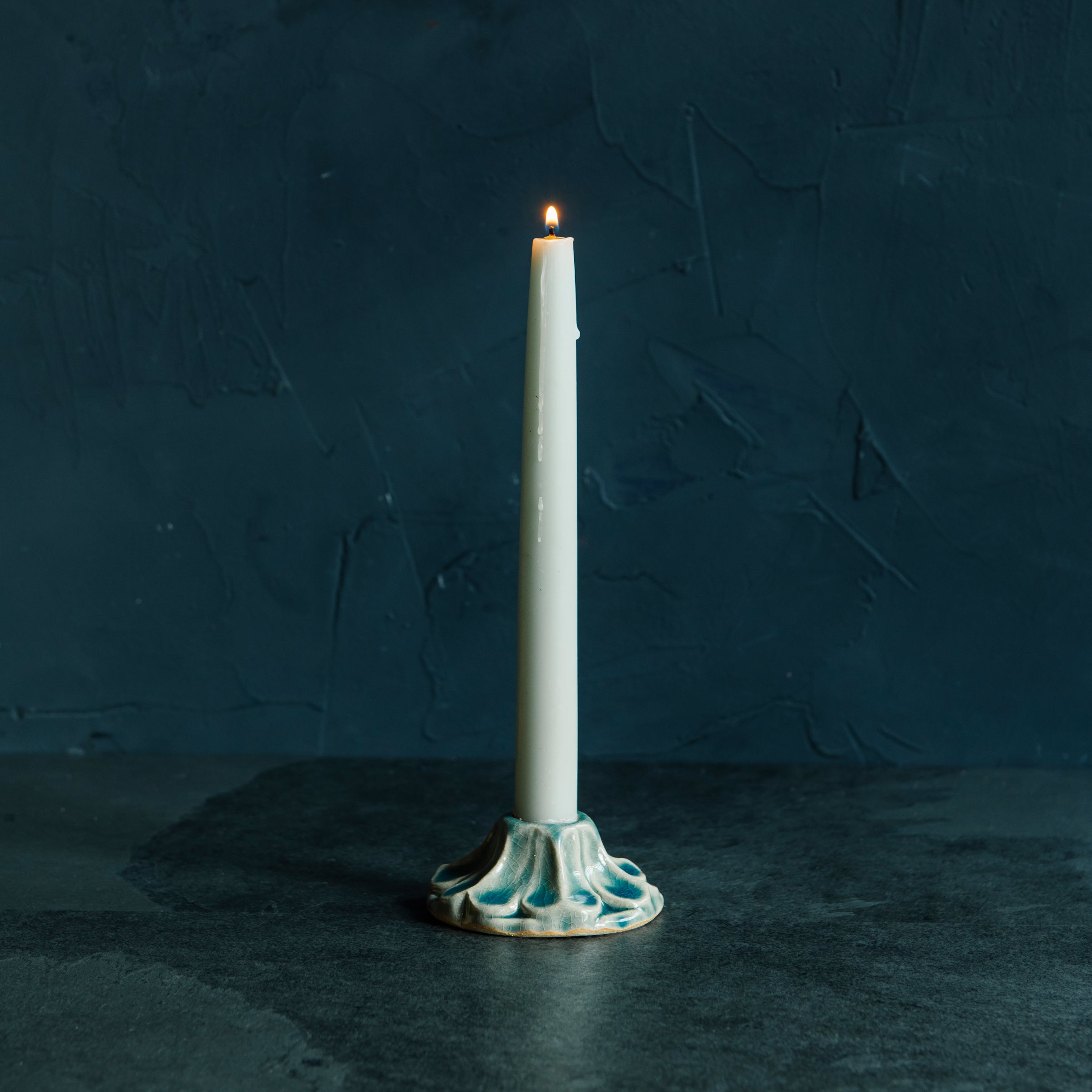Scalloped Candle Holder