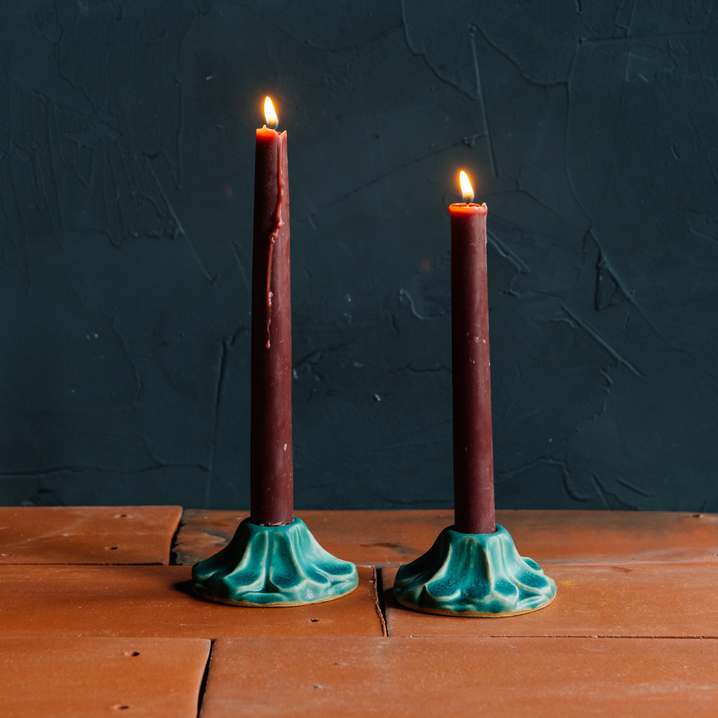 Scalloped Candle Holder