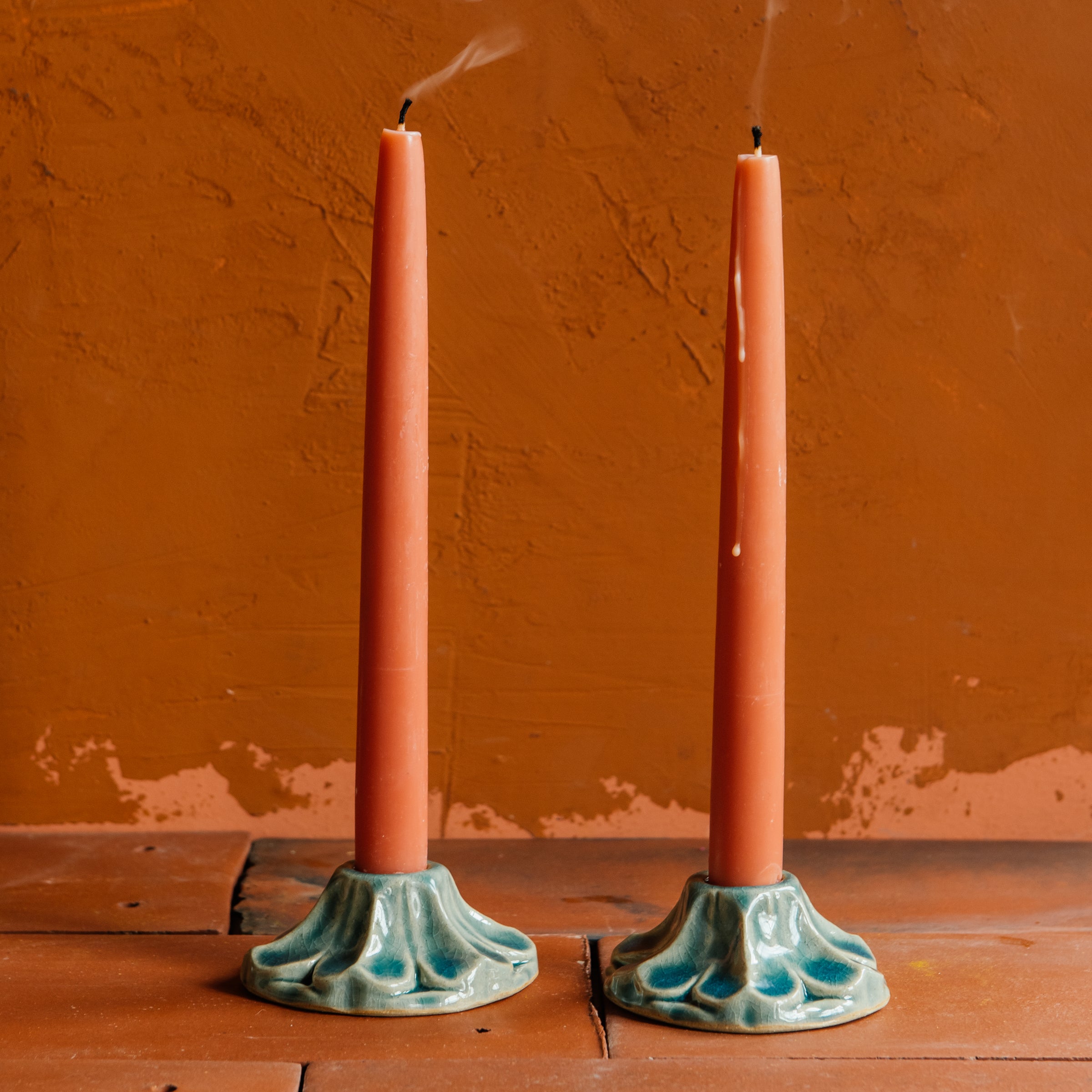 Scalloped Candle Holder