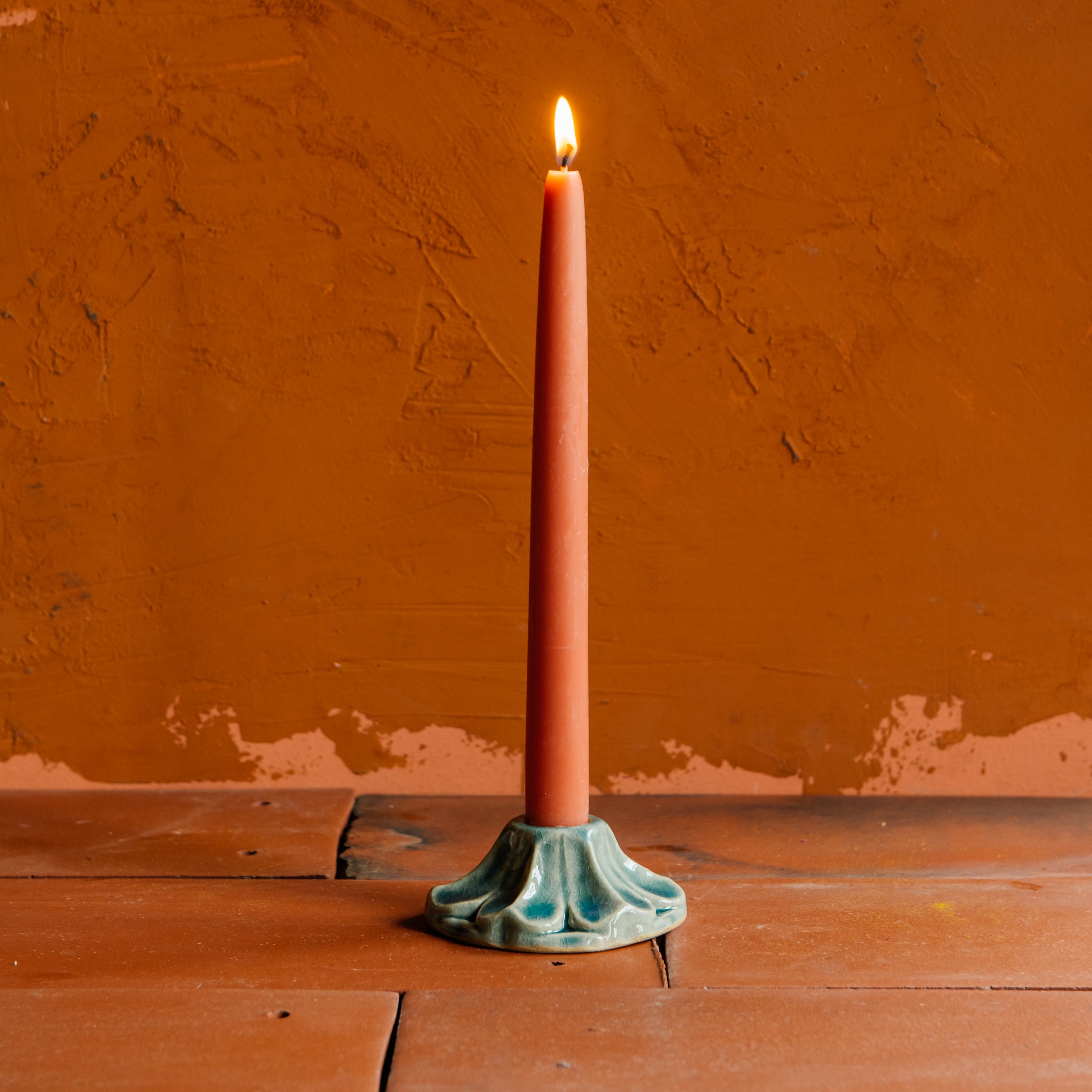 Scalloped Candle Holder