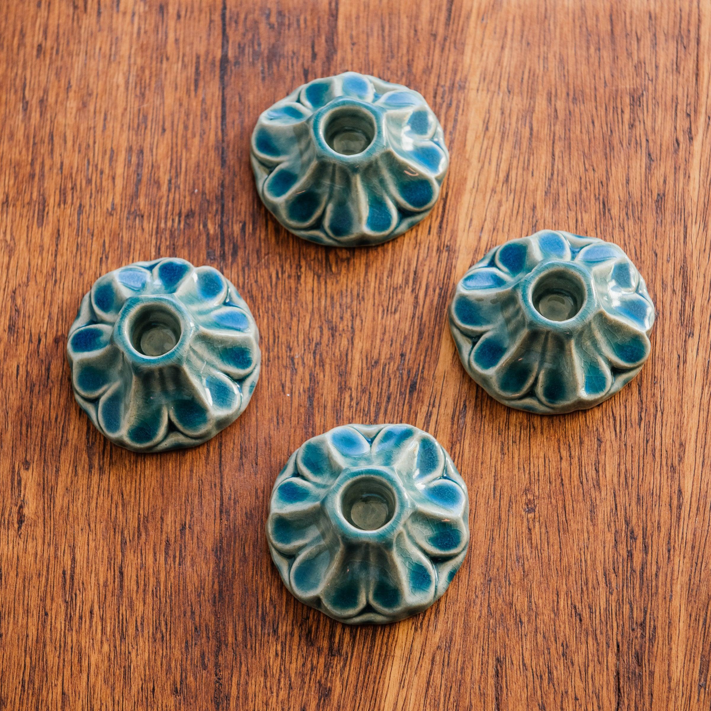 Scalloped Candle Holder