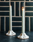 Scalloped Candle Holder