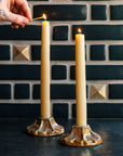 Scalloped Candle Holder | Iridescent