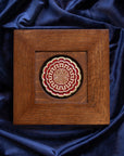 Framed Mooncake | Scarlet/Honey