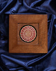 Framed Mooncake | Scarlet/Honey