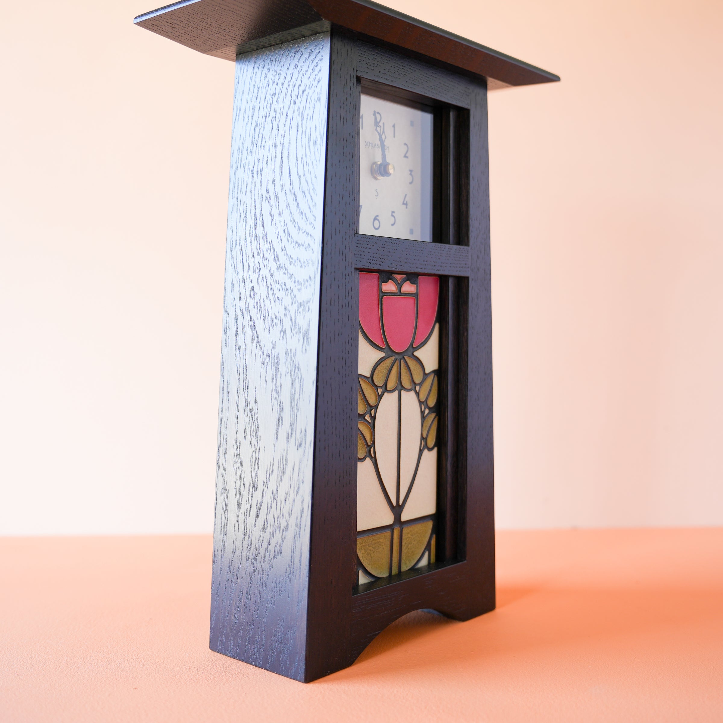 Craftsman Clock | 4x8 Motawi Tileworks Bell Flower