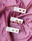 Crown & Heart | Stud Earring Collection