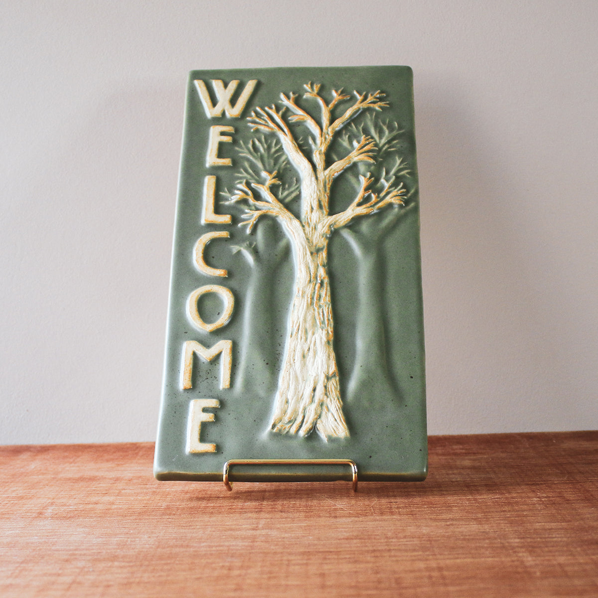 Ceramic Scott Weaver | 6x12 Welcome Tree Tile